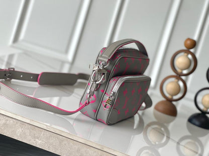 Modern Monogram Leather Crossbody Bag