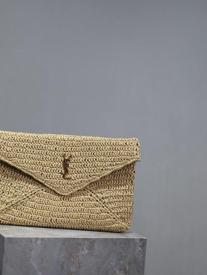 Modern Italian-Inspired Woven Leather Crossbody Bag