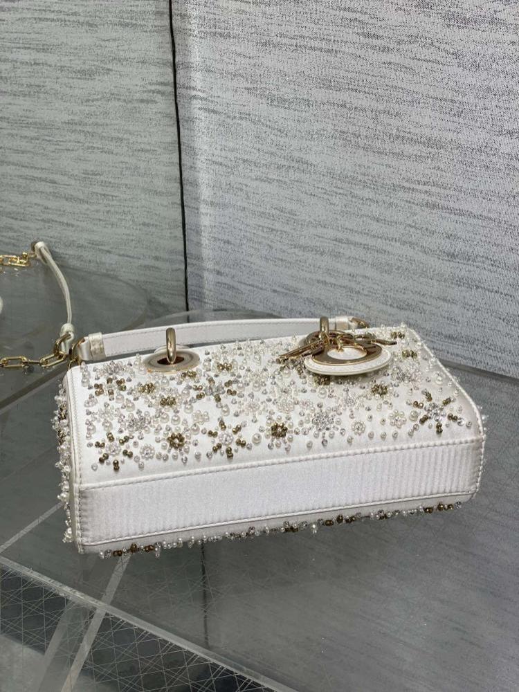 Embroidered Top Handle Bag