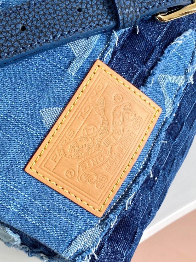 Keepall Monogram Denim Travel Bag
