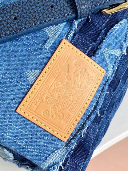 Keepall Monogram Denim Travel Bag
