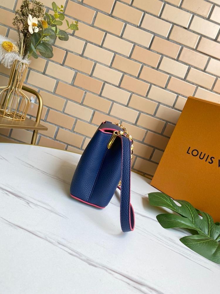 Capucines Leather Top Handle Bag