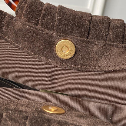 Suede Bucket Bag