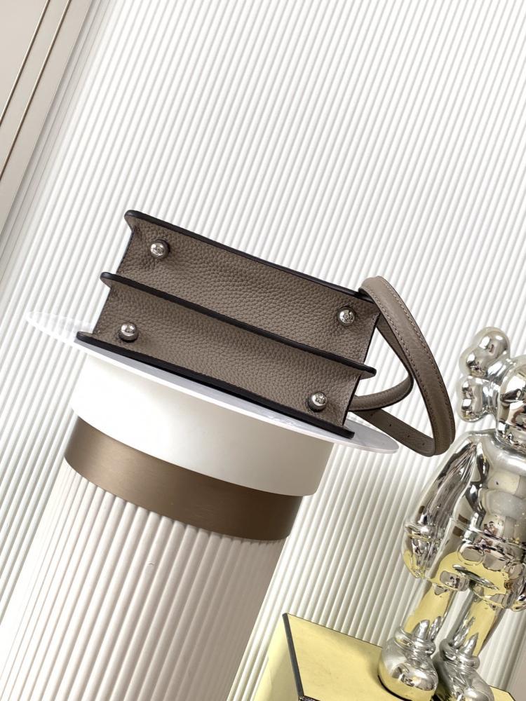 Calfskin Top Handle Bag
