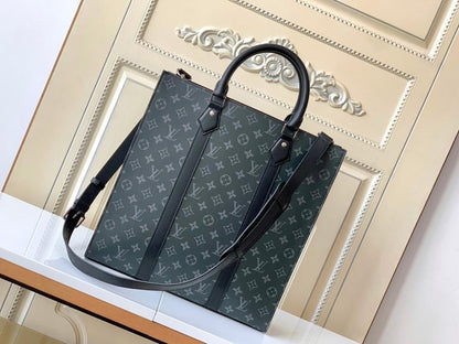 Luxury Refined Quilted Canvas Shoulder Bag