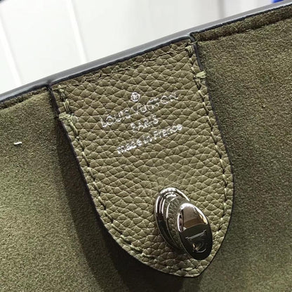 Leather Top Handle Bag