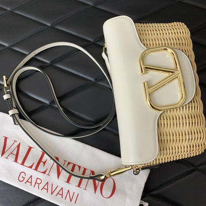 Woven Top Handle Bag