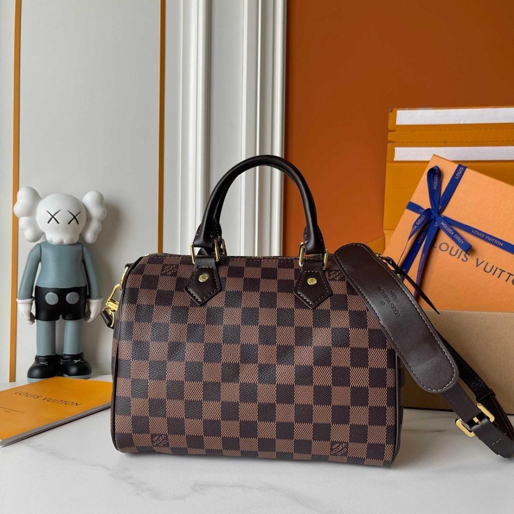 Speedy Bandouliere Monogram Calfskin Crossbody Bag