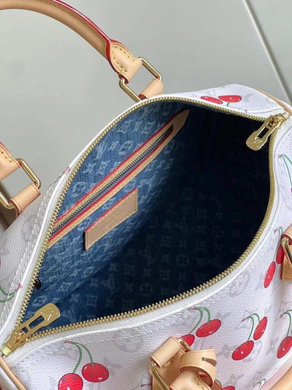 Speedy Monogram Leather Shoulder Bag