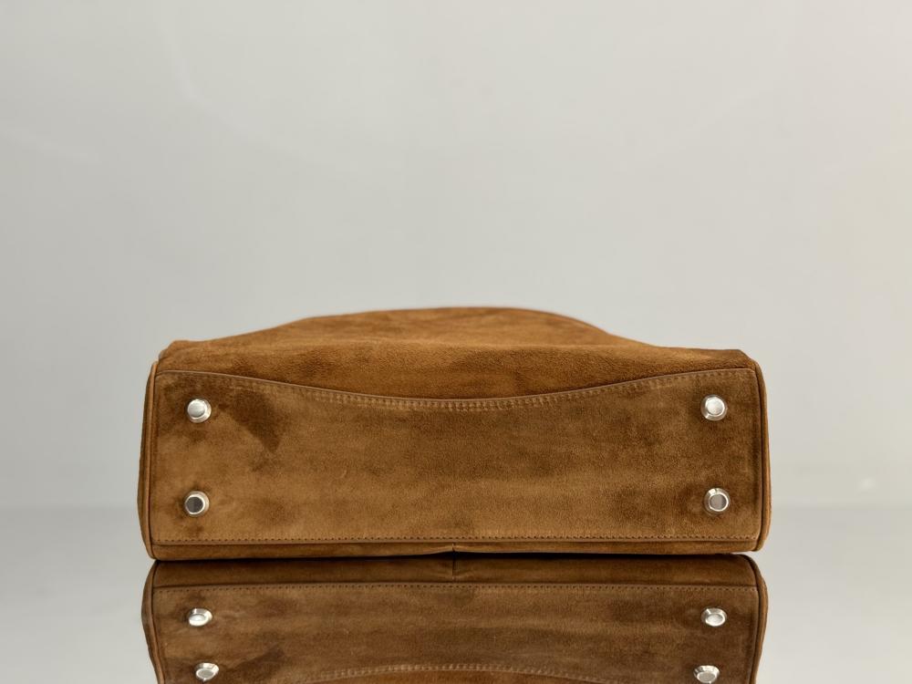 Luxury Leather Top Handle Bag