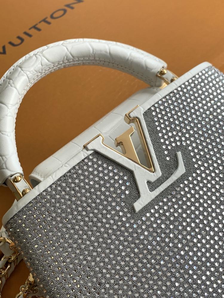 Crystal-Embellished Leather Wallet