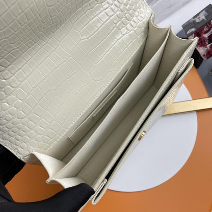 Classic Leather Top Handle Bag