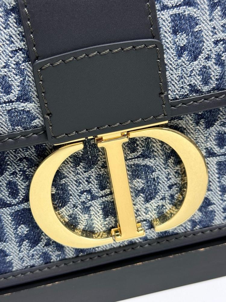 Luxury Stylish Blue Calfskin Shoulder Bag
