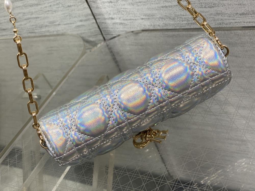 Silver Top Handle Bag