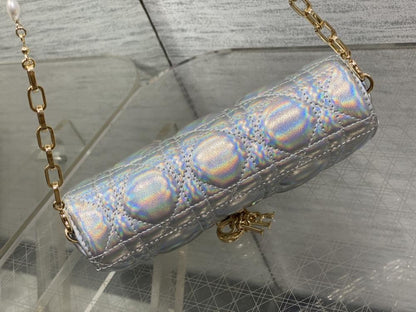 Silver Top Handle Bag