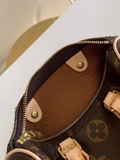 Stylish Refined Canvas Top Handle Bag