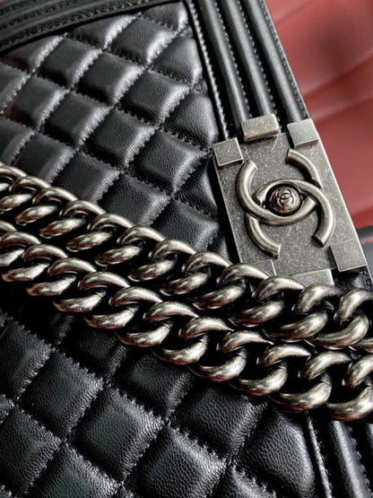 Classic Leather Top Handle Bag