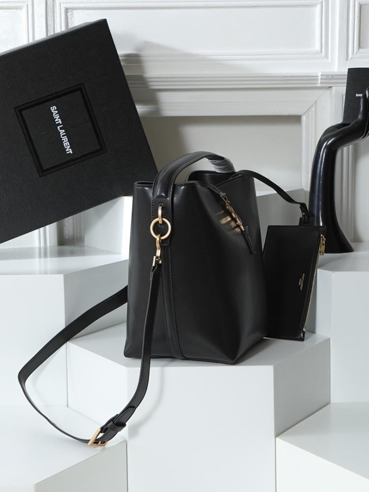 Luxury Refined Calfskin Bucket Bag