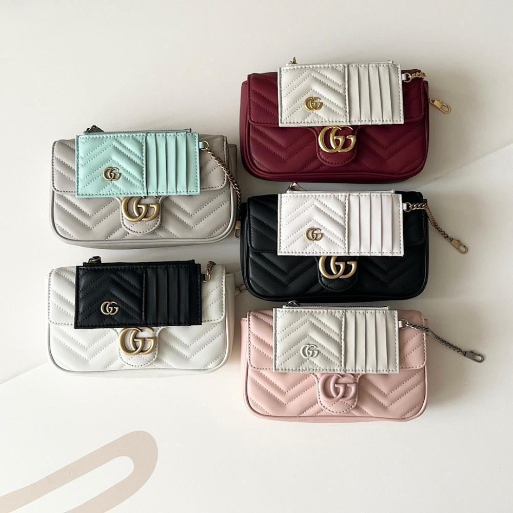 GG Marmont Quilted Leather Top Handle Bag
