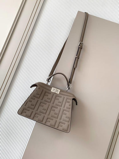 Calfskin Top Handle Bag