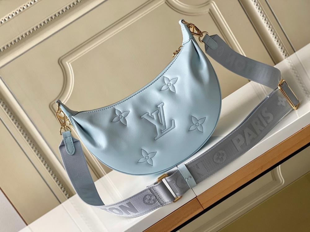 Classic Refined Brown Embroidered Leather Shoulder Bag