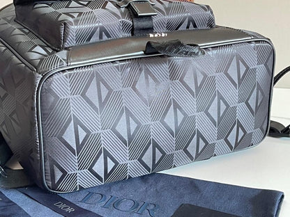 Modern Luxury Black Quilted Jacquard Shoulder Bag