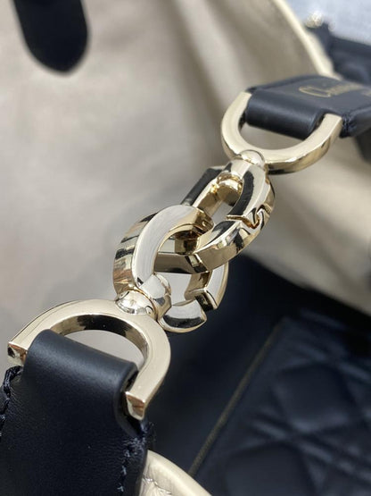 Calfskin Top Handle Bag