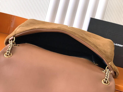 Leather Top Handle Bag