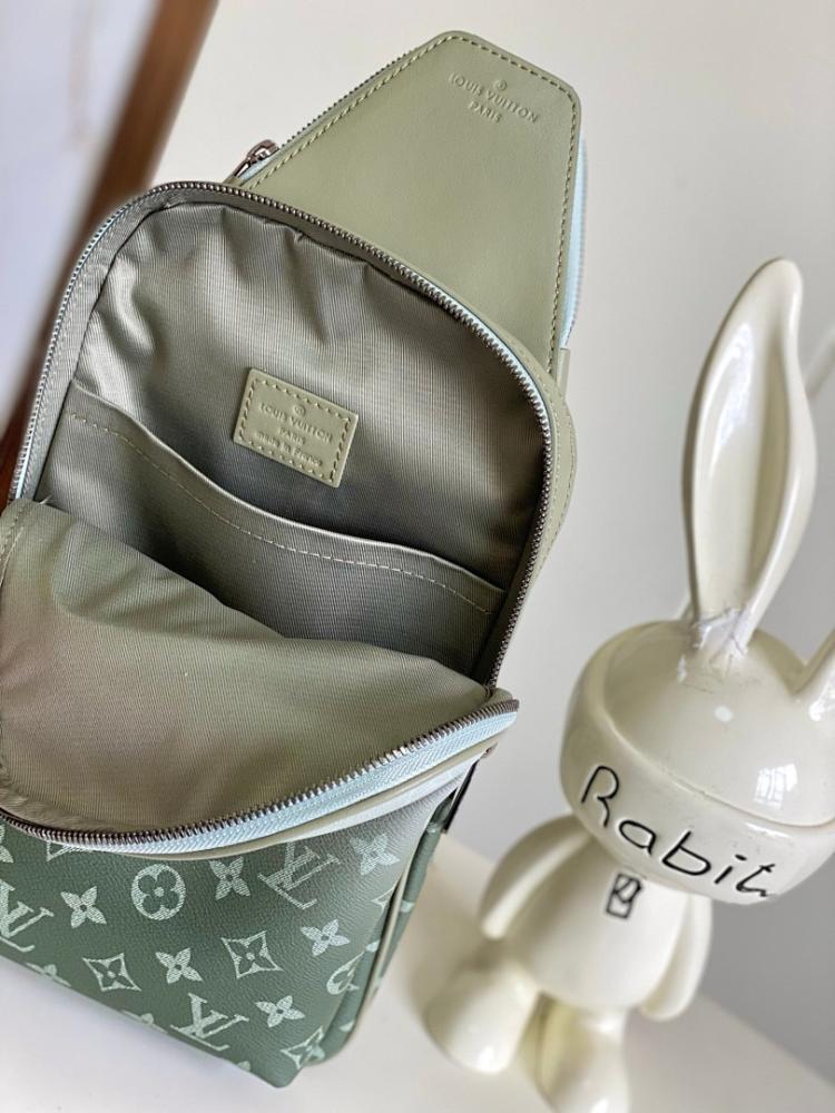 Stylish Refined Green Canvas Top Handle Bag