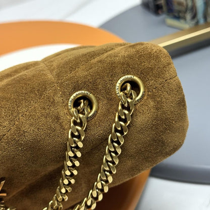 Suede Shoulder Bag
