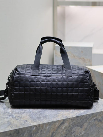 Luxury Elegant Quilted Nylon Travel Bag
