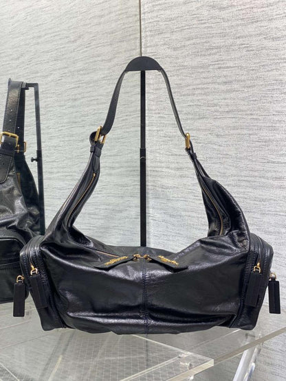 Classic Leather Top Handle Bag