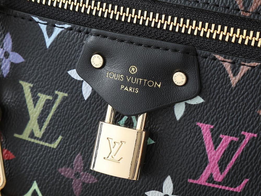 Modern Refined Monogram Leather Crossbody Bag