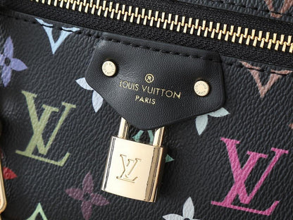 Modern Refined Monogram Leather Crossbody Bag