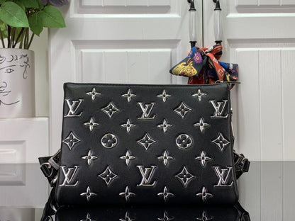 Modern Leather Top Handle Bag