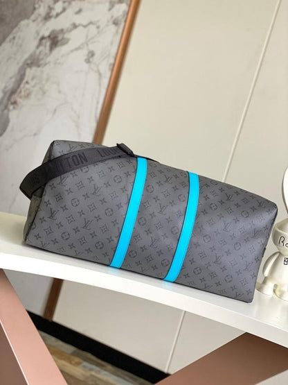 Modern Luxury Blue Canvas Bag – Special Edition