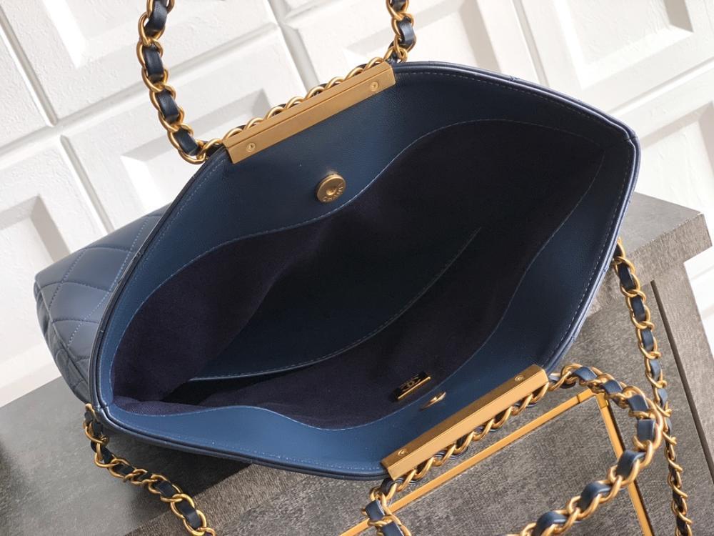 Lambskin Top Handle Bag