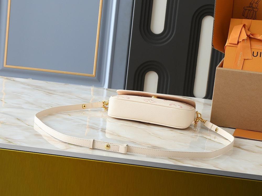 Luxury Monogram Leather Shoulder Bag – Limited Edition