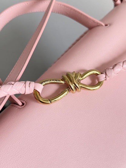Gold Top Handle Bag
