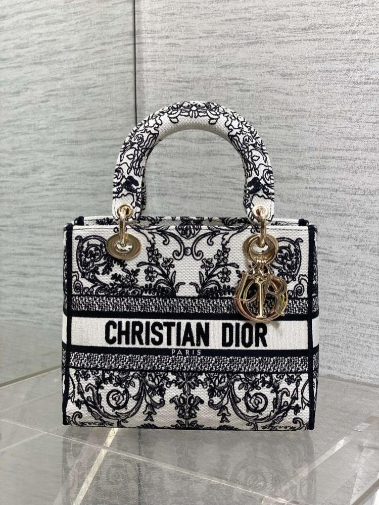 Embroidered Top Handle Bag