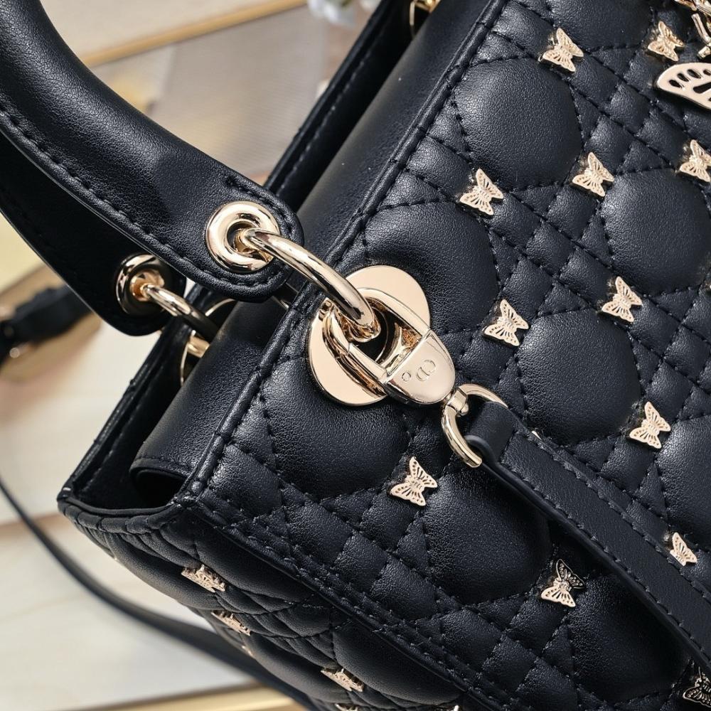 Stylish Refined Studded Leather Shoulder Bag