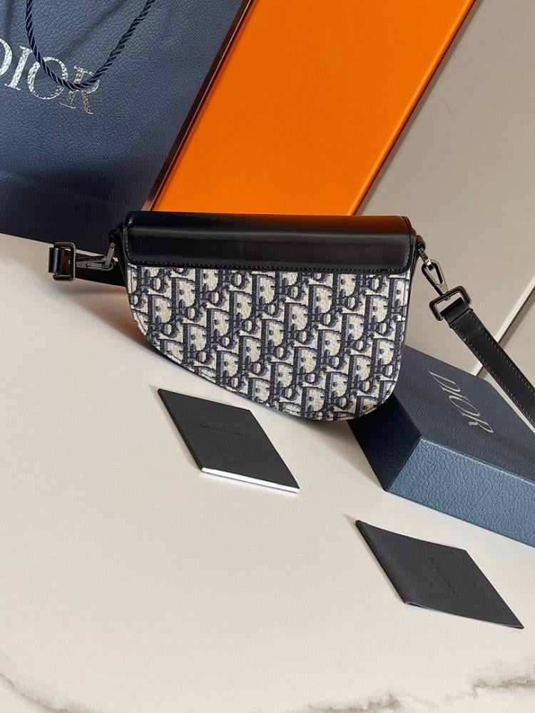 Luxury Stylish Black Printed Calfskin Shoulder Bag