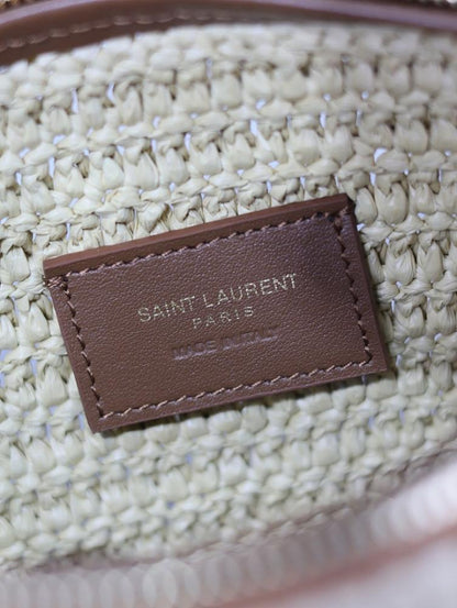 Modern Elegant Woven Leather Top Handle Bag