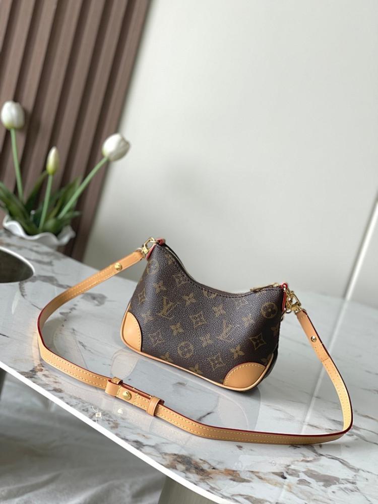 Elegant Monogram Leather Top Handle Bag – Limited Edition