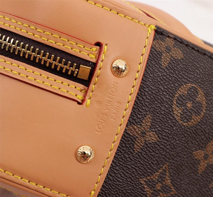 Elegant Monogram Leather Crossbody Bag – Special Edition
