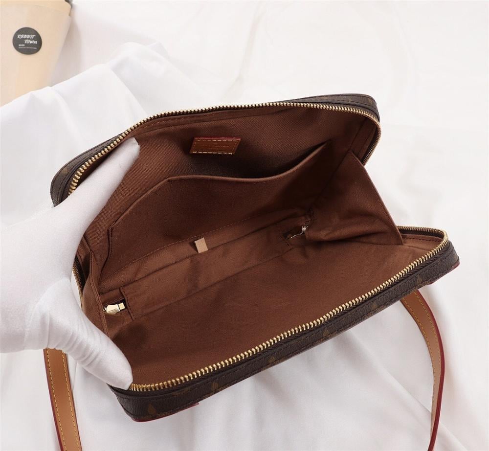 Soft Trunk Monogram Leather Shoulder Bag