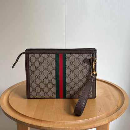 Ophidia Red Top Handle Bag