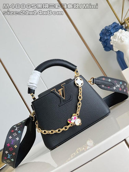 Leather Top Handle Bag