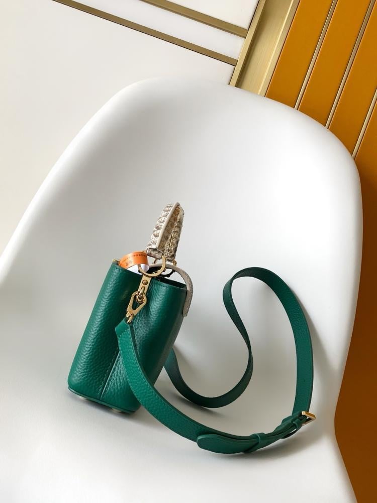 Calfskin Top Handle Bag