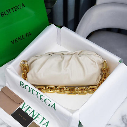 Modern Luxury Gold Leather Top Handle Bag